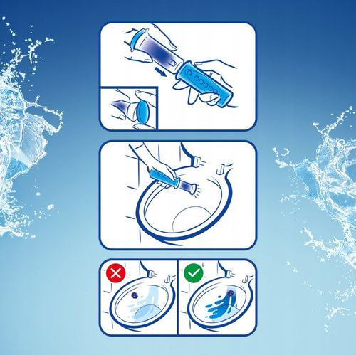 duck fresh discs virtual violet - żelowy krążek do toalety 36ml + aplikator na Arena.pl