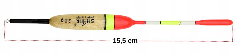 Spławik Przelotowy z BALSY SHARK Perfekt Hunter 2,0 g / 15,5 cm zdjęcie 2