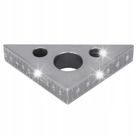 KĄTOWNIK KĄTOWNIK LINIJKA TRÓJKĄTNA ALUMINIOWY 45/90 STOPNI