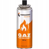 Gaz turystyczny kartusz gwintowany 400ml butan VERGIONIC