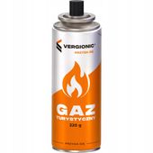 Gaz turystyczny kartusz gwintowany 400ml butan VERGIONIC