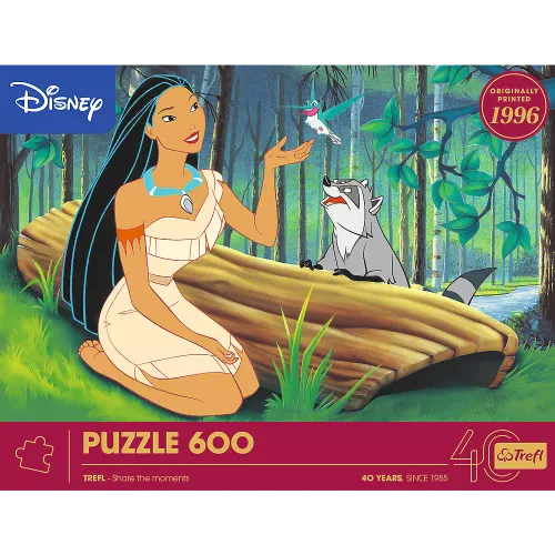 Puzzle 600 Elementów. 40-Lecie. Pocahontas na Arena.pl