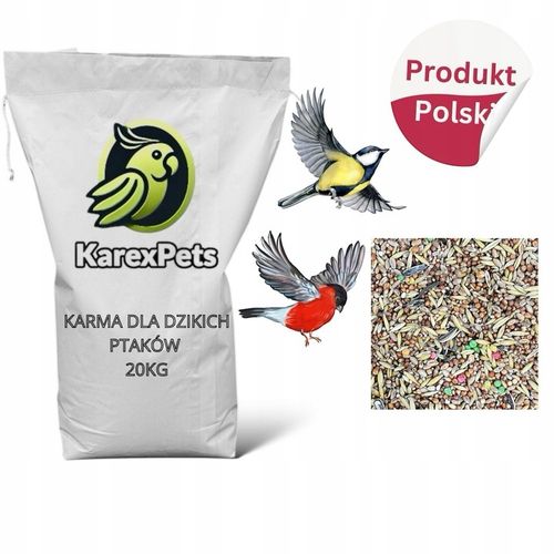 Karma Pokarm Jedzenie Dla Ptaków Dzikich Letnich Całoroczna Karmnik 20 KG na Arena.pl