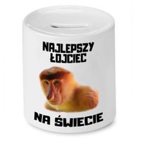 Skarbonka Dla Taty Najlepszy Łojciec Na Świecie Z Nadrukiem Ze Zdjęciem