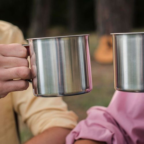 Kubek turystyczny stalowy 300 ml na Arena.pl
