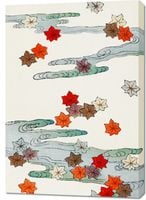 Obraz 70x100cm Autumn, Bijutsukai Japoński Vintage do Salonu
