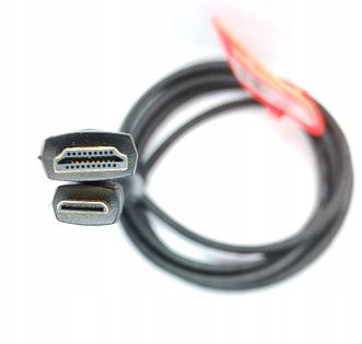 Kabel HDMI miniHDMI 1,8m GOLD pin filtr ferryt HD