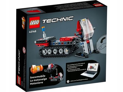 LEGO TECHNIC Ratrak Skuter Śnieżny 2w1 klocki 42148 auto torba na prezent na Arena.pl