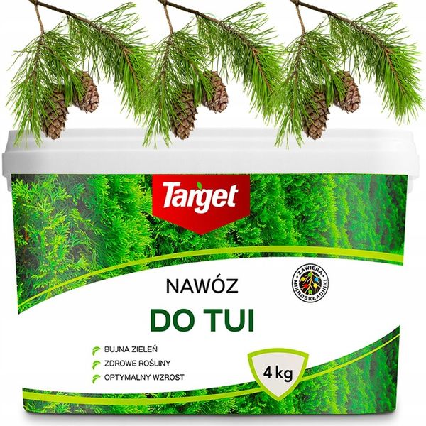 Nawóz do TUI ŻYWOTNIKÓW TARGET 4 kg tuji iglaków zdjęcie 1