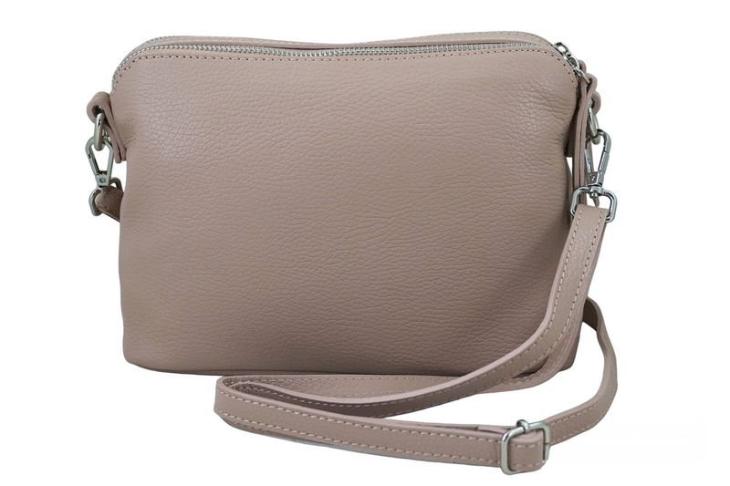 Listonoszka damska codzienna - Różowa pudrowa zdjęcie 3