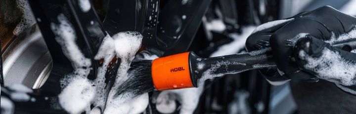 ADBL Round Detailing Brush Zestaw 3 Pędzelków Do Czyszczenia Samochodu Auta zdjęcie 9