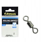 KRĘTLIKI Wałeczkowe ASSAN KRĘTLIK 10szt r 12/9 kg