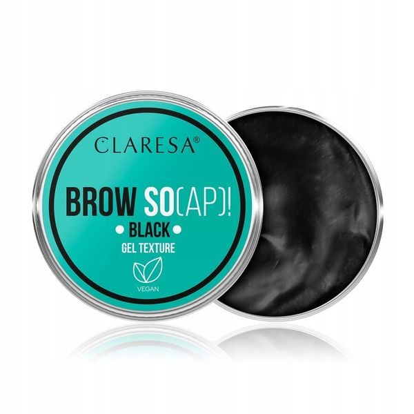 Claresa Czarne mydełko do brwi Mydło Brow SOAP BLACK zdjęcie 1