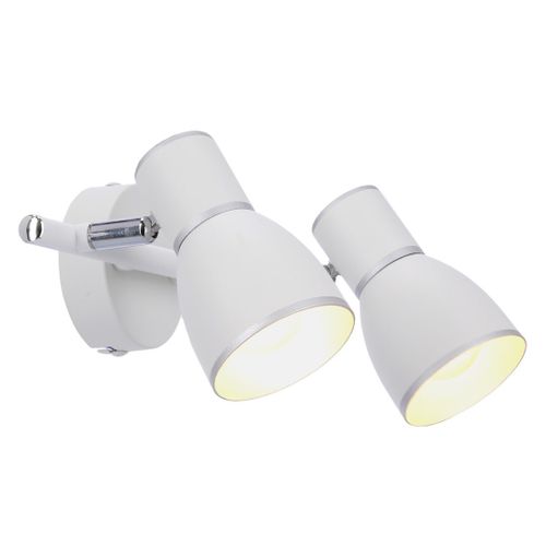 Fido listwa 2x40W E14 biały+chrom na Arena.pl