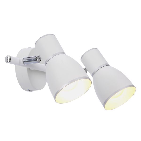 Fido listwa 2x40W E14 biały+chrom zdjęcie 11