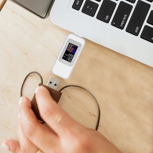 WOLTOMIERZ CYFROWY USB MIERNIK TESTER NAPIĘCIA AMPEROMIERZ WATOMIERZ LCD na Arena.pl