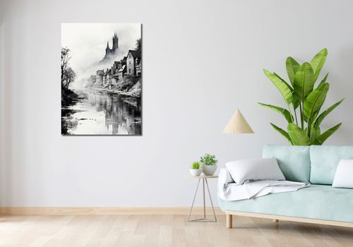 Obraz 70x100cm Mglisty Refleks na Arena.pl