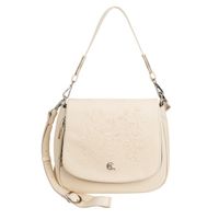 Torebka skórzana damska groszek kremowa listonoszka Canaletto TD617s248t4