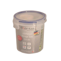 POJEMNIK DO PRZECHOWYWANIA ŻYWNOŚCI OKRĄGŁY 550 ML HERMETYCZNY AXENTIA