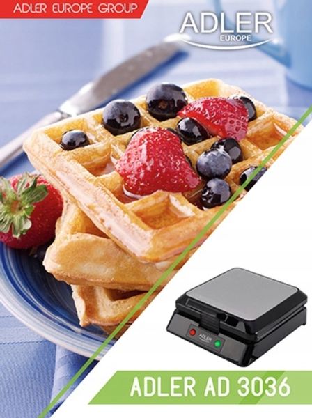 GOFROWNICA 4 CHRUPIĄCE GOFRY DUŻA MOC 1500W AD3036 zdjęcie 7