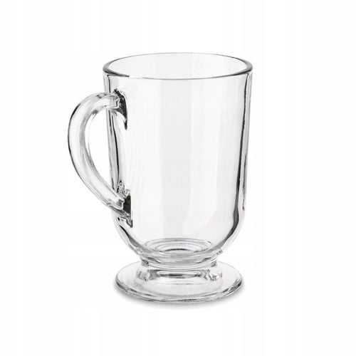 SZKLANKI do KAWY KUBEK z Uchem WYSOKIE Szklane Tadar Latte Mocha 6x300 ml na Arena.pl