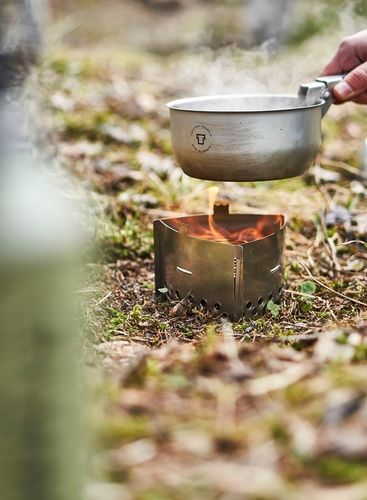 TRANGIA - TRIANGLE STOJAK OSŁONA PRZECIW WIATROWA Z UCHWYTEM NA PALNIK set na Arena.pl