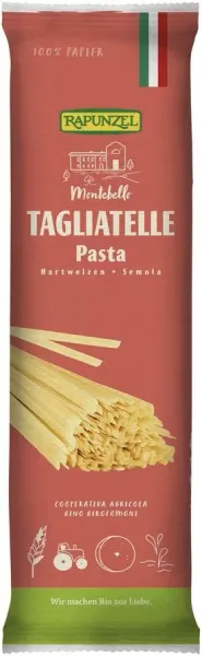 Makaron (semolinowy) Tagliatelle BIO 500 g - Rapunzel zdjęcie 1