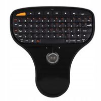 KLAWIATURA BEZPRZEWODOWA 2.4G Z MYSZKĄ TRACKBALL TELEWIZORA KOMPUTERA