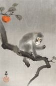 Plakat 53x81cm Monkey 3, Koson Japoński Vintage do Salonu
