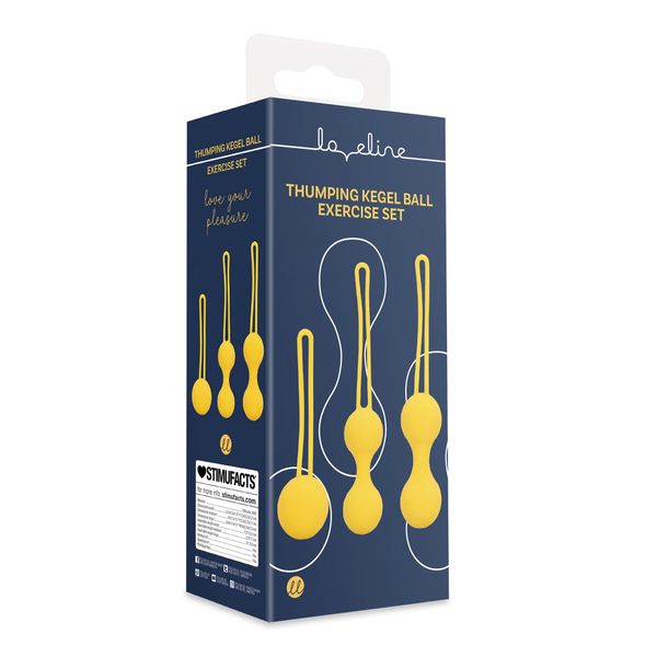 Kegel Ball Exercise Set - Lemonade Yellow zdjęcie 2