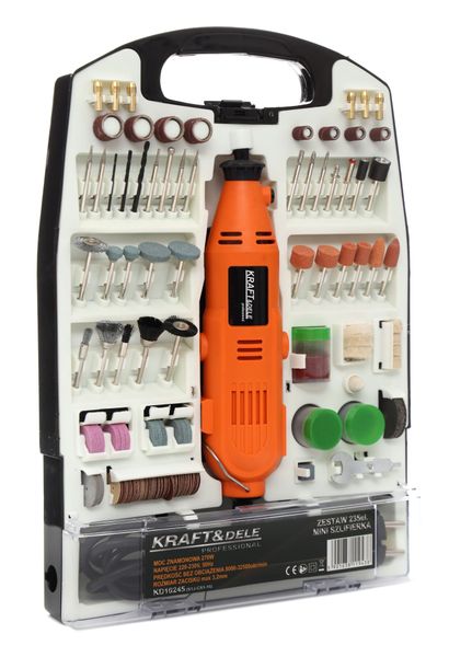 mini szlifierka 270w kd10245 235elem. zdjęcie 1