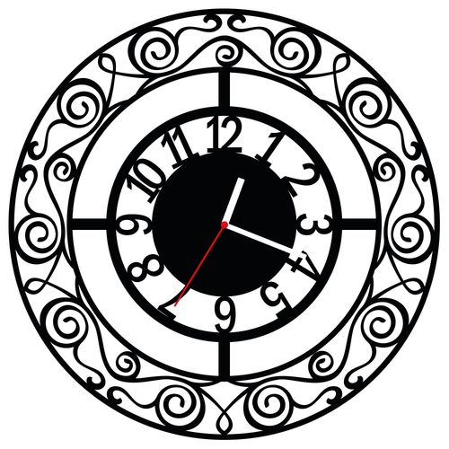 ZEGAR ŚCIENNY RETRO 58cm XXL 28.11 na Arena.pl