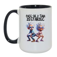 Duży Biało-Czarny 450 ml