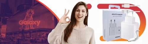 Ładowarka sieciowa Samsung 845 USB typ C 45W + kabel Oryginał BIAŁA Hit na Arena.pl