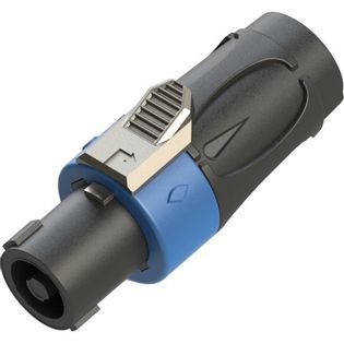 Wtyk głośnikowy złącze Speakon RS4F-N niebieski