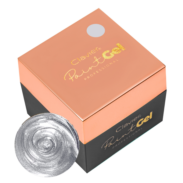 CLAVIER Żel do zdobień PAINT GEL – Srebrny - 5ml zdjęcie 1