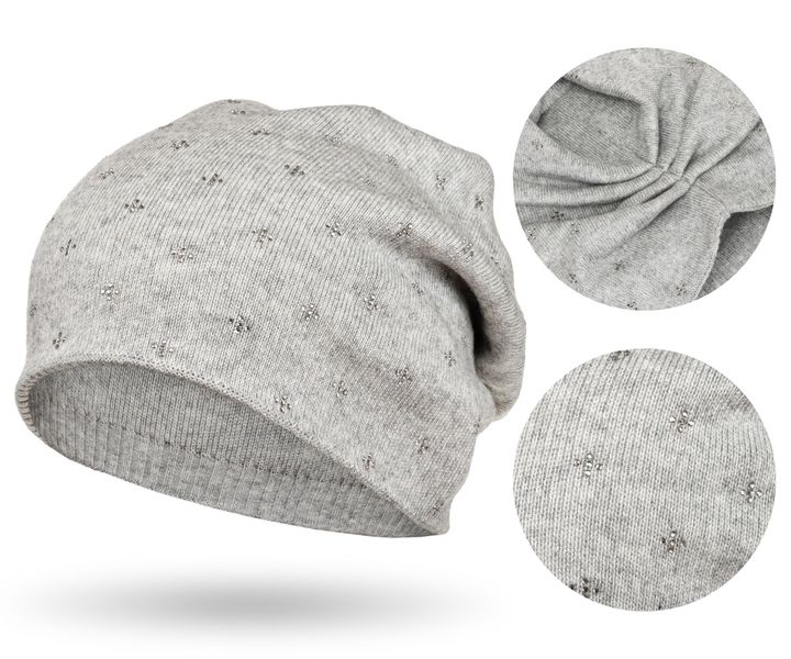 czapka ptn hat-04-7590 grey zdjęcie 1