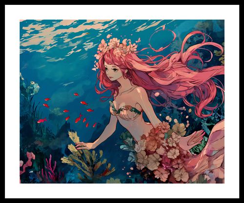 Plakat 50x40cm Nimfa Oceanu na Arena.pl