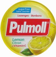 PULMOLL Cukierki Lemon Citron 45g BEZ CUKRU