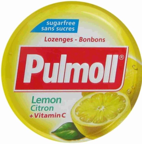 PULMOLL Cukierki Lemon Citron 45g BEZ CUKRU zdjęcie 1
