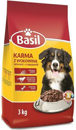 BASIL KARMA SUCHA 3kg PIES WOŁOWINA na Arena.pl