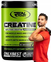 KREATYNA w kapsułkach MONOHYDRAT KREATYNY Real Pharm Creatine 300 kaps