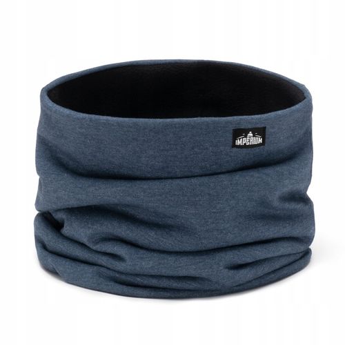 Czapka zimowa męska na polarze + komin Jeansowy na Arena.pl