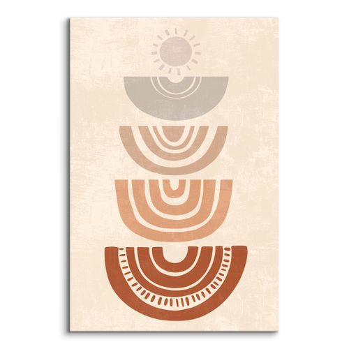 Obraz Na Płótnie Do Salonu Styl Boho Abstrakcja Aztecki Wzór 40cm x 60cm na Arena.pl