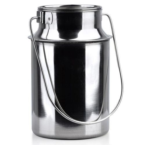 Kanka Stalowa Bańka Konwia Metalowa Pojemnik na Mleko do Mleka Retro 2,5L na Arena.pl