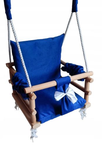 Huśtawka 3w1 dzieci NIEBIESKI ogród prezent pokój na Arena.pl