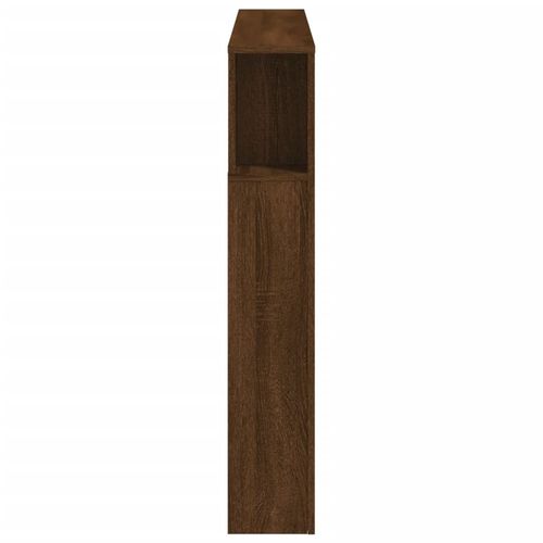 Wezgłowie łóżka z LED, brązowy dąb, 140x18,5x103,5 cm na Arena.pl