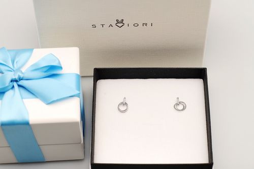 Srebrne kolczyki Staviori na Arena.pl