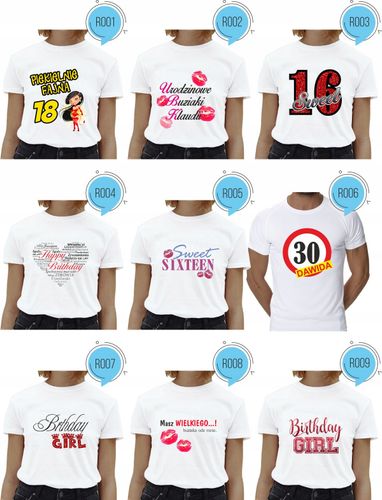 Koszulka urodzinowa JESTEM LEPSZA Z WINEM na Arena.pl