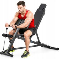 ŁAWECZKA DO ĆWICZEŃ ŁAWKA TRENINGOWA Z REGULACJĄ MODLITEWNIKA XL800